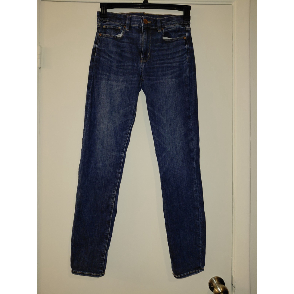 American Eagle Ladies Jeans 6 Long Next Level Stretch Hi-Rise Skinny EUC